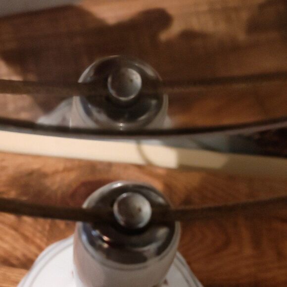 Vintage Pedestal Swivel Magnifying Round Vanity Mirror- Made in Japan - Picture 5 of 7